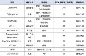 2024年度10大最有价值药物TOP10排行榜出炉 